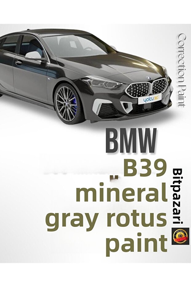 Bmw Mineral Gray Rust Paint - 2 Series - B39 - Automobile Stone Mark and Scratch Remover