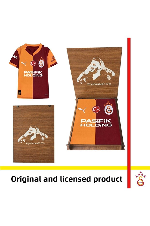 Licensed 2025/2026 Season Piece Home Jersey Icardi with Wooden Box