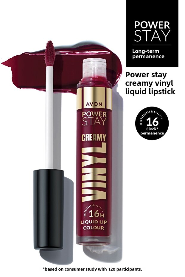 Power Stay Creamy Vinyl Liquid Lipstick - Stay Put Sangria