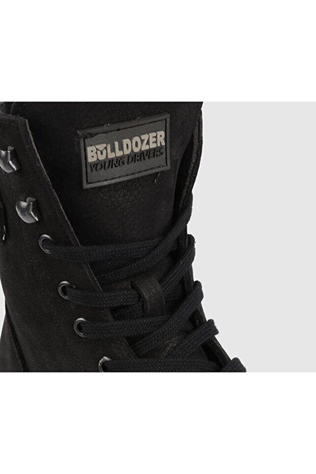 Siyah Deri Erkek Bot - 5