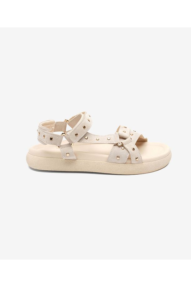 Kadın Bej Hakiki Deri Sandalet 5Y2CS34480 - 1