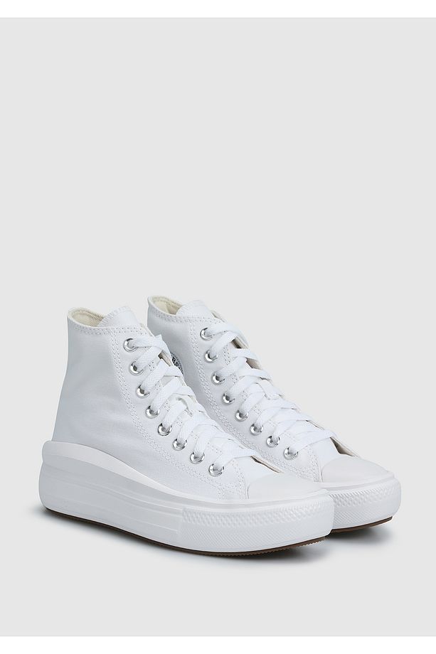 Chuck Taylor All Star Move Platform Beyaz Kadın Sneaker 568498C - 2