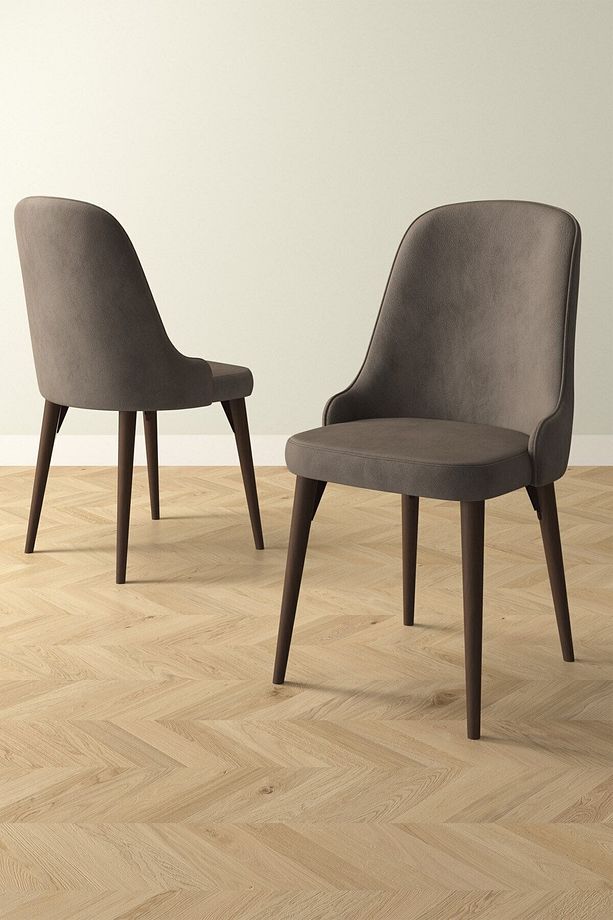 Ikon Meşe Desen 80x132 Mdf Açılabilir Yemek Masası Takımı 4 Sandalye, 1 Bench - 4