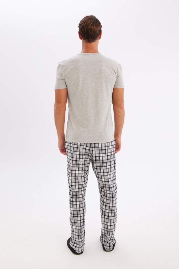 Regular Fit Kısa Kollu Pijama Takımı C2870AX24SM - 6