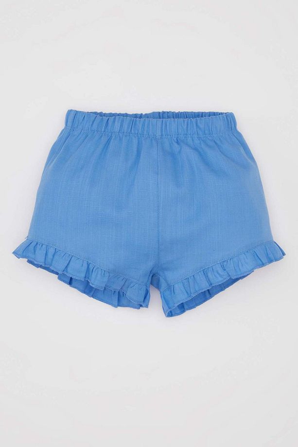 Kız Bebek 2li Takım Çiçekli Poplin Kolsuz Bluz Şort C9527A524SM - 2