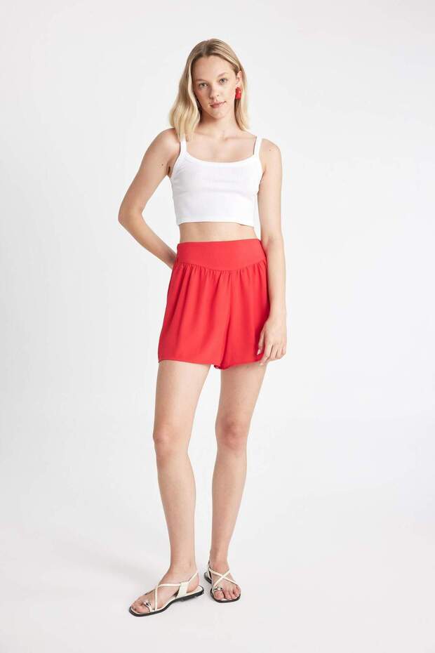 Regular Fit Normal Bel Kısa Paça Maroken Şort D3939AX24HS - 2