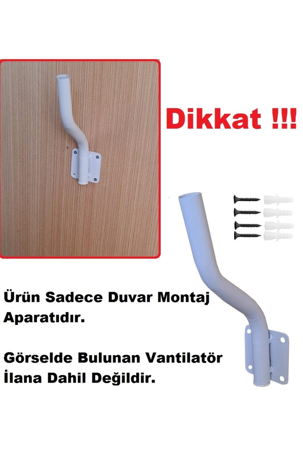 Üniversal Ayaklı Vantilatör Duvar Montaj Aparatı Kahvehane Cafe Ofis Için Vantilatör Fan Ayağı - 2
