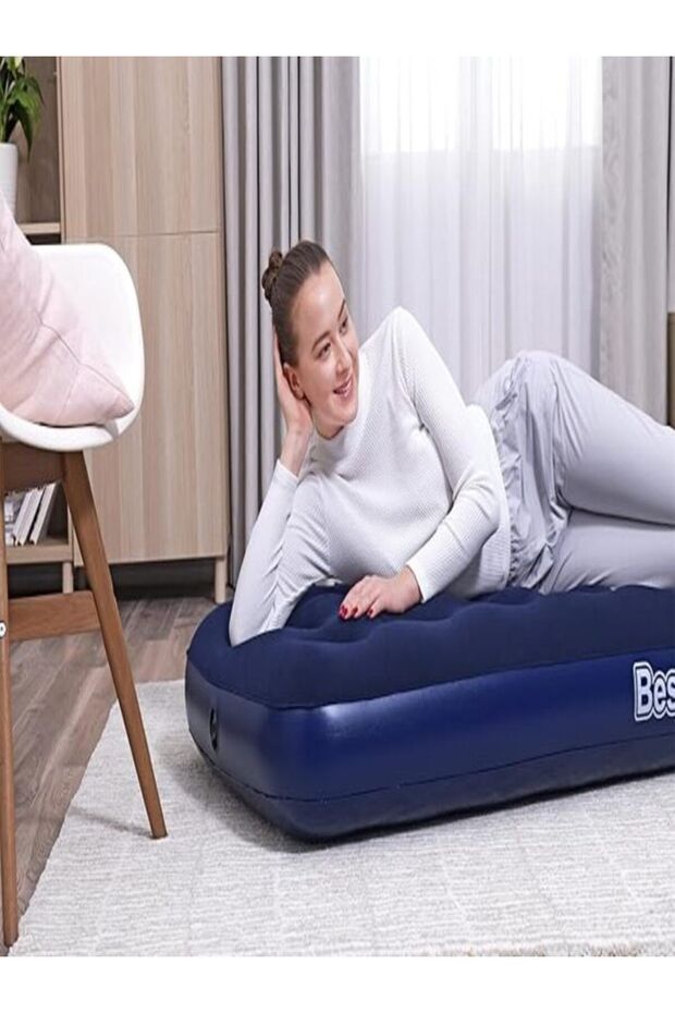 67000,tek Kişilik Şişme Yatak (185X76X22 CM) 1 ADET ONARIM YAMASI HEDİYELİ - 2