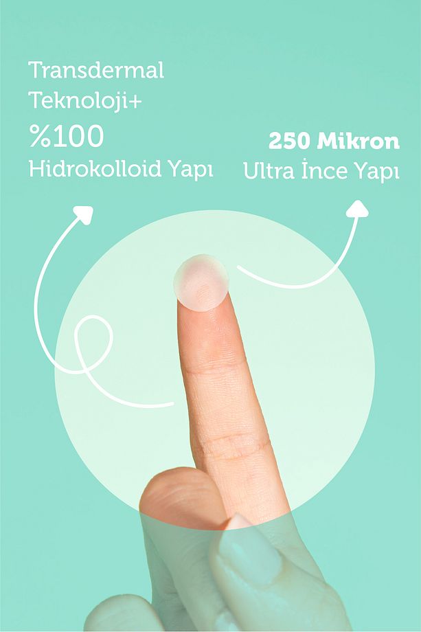 Hidrokolloid Akne ve Sivilce Karşıtı & Yatıştırıcı Bant 36'lı Patch - 7