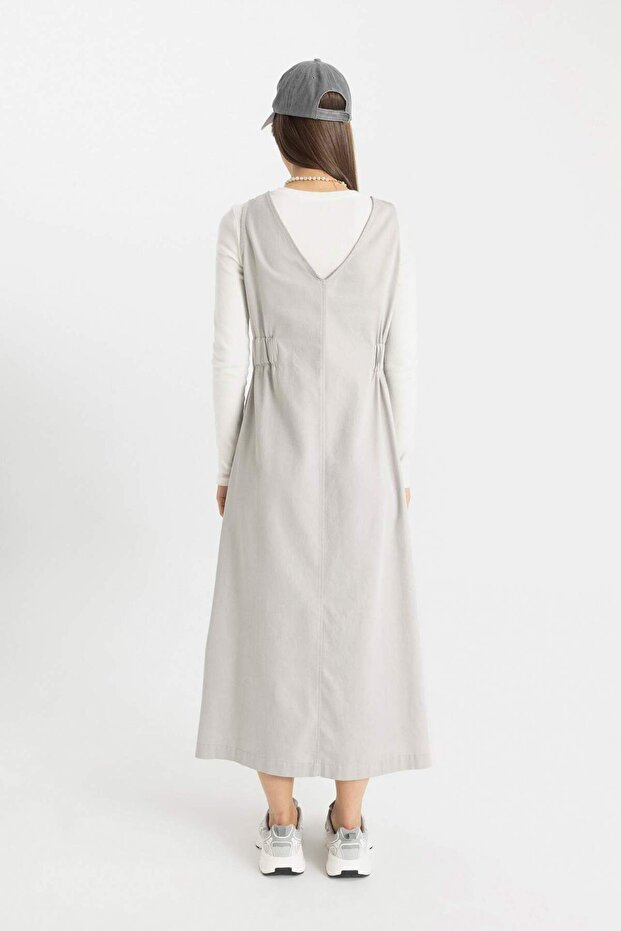 Regular Fit Gabardin Elbise C9684AX24SP - 5