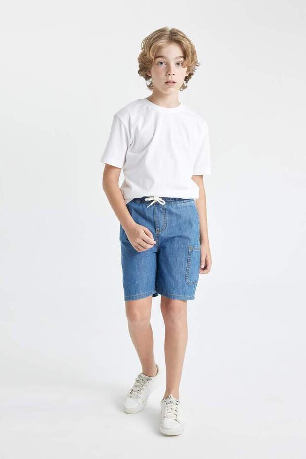 Erkek Çocuk Jean Şort D2687A824SM - 2