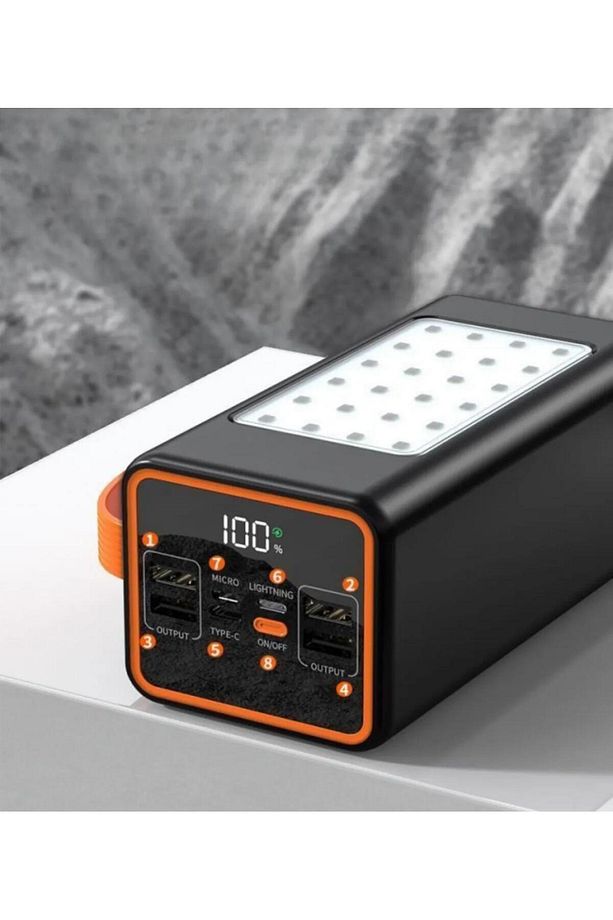 Pw-55 50.000 Mah Led Aydınlatmalı Hızlı Şarj Powerbank - 2