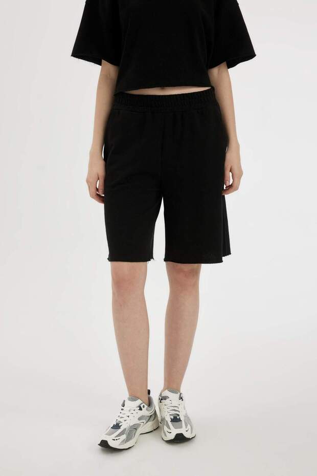 Kalın Basic Düz Şort D1178AX24SM - 1