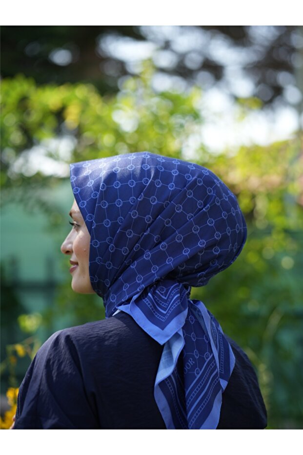 MONOGRAM PAMUKLU SOFT EŞARP - 3