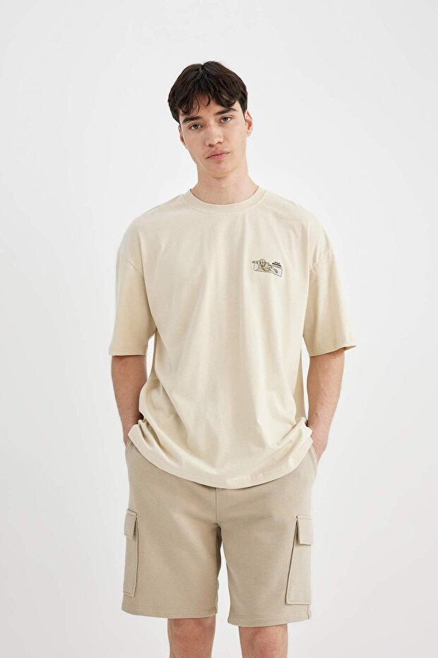 Regular Fit Kargo Cepli Basic Düz Şort C5693AX24SM - 2