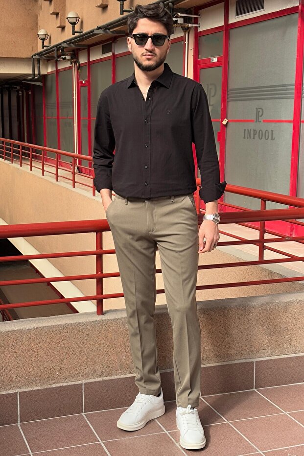 Men'S, Standard-Fit, a Quality, Old Money, Fabric Trousers 269