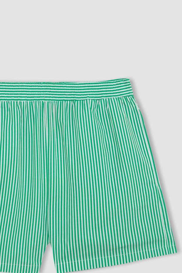 Yüksek Bel Kısa Paça Poplin Şort C9303AX24SM - 6
