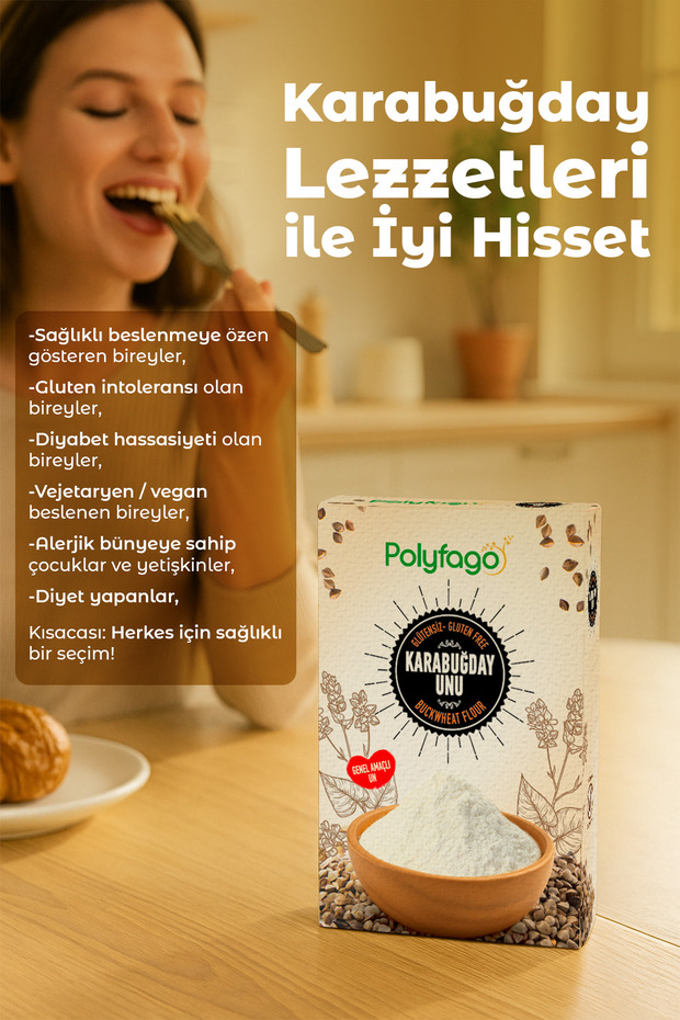 Glutensiz Karabuğday Unu 500 gr - 4