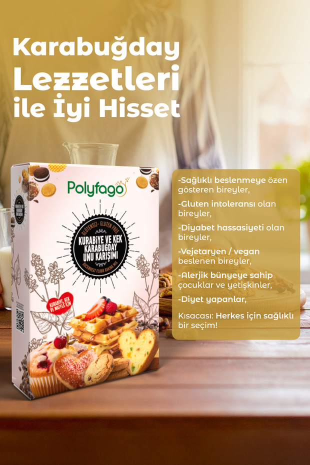 Glutensiz Karabuğday Unu Mix 500 gr - 4