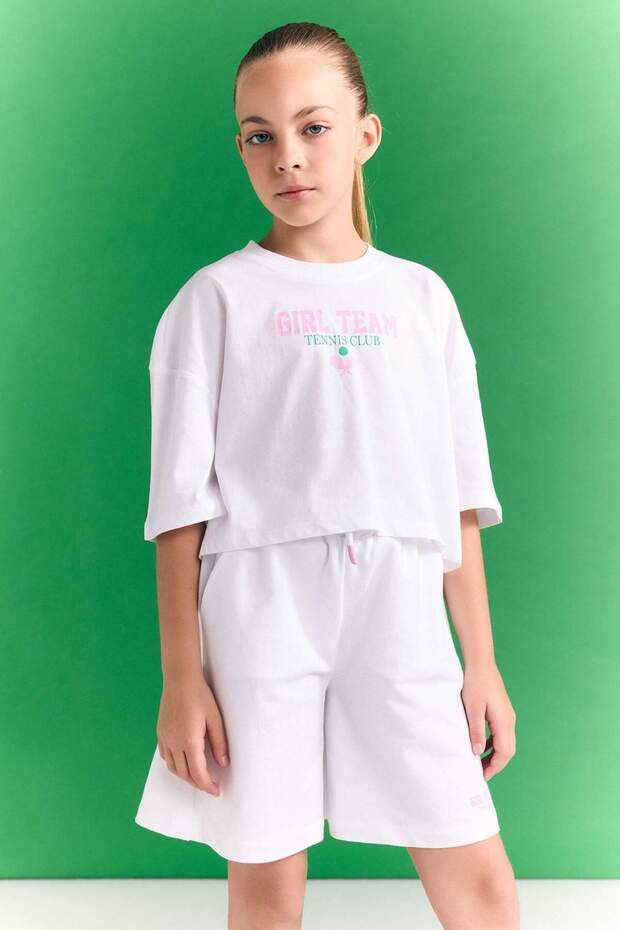 Kız Çocuk Baskılı Şort C4988A824SM - 4