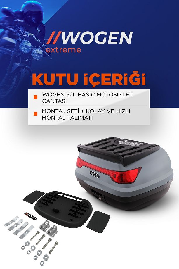 Wg52 Arka Çanta 52 Litre Basic (NARDO GRİ) - 4