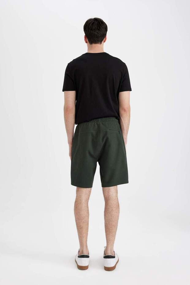 Regular Fit Düz Paça Cepli Basic Düz Şort B8792AX24SM - 7