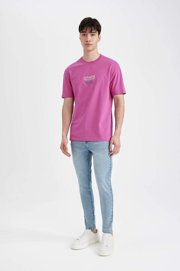 %100 Pamuk Keith Haring Regular Fit Bisiklet Yaka Kısa Kollu Tişört B8095AX24SM - 2
