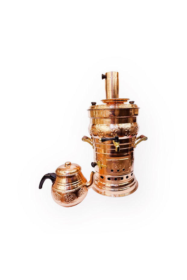 Odunlu Bakır Semaver - 2