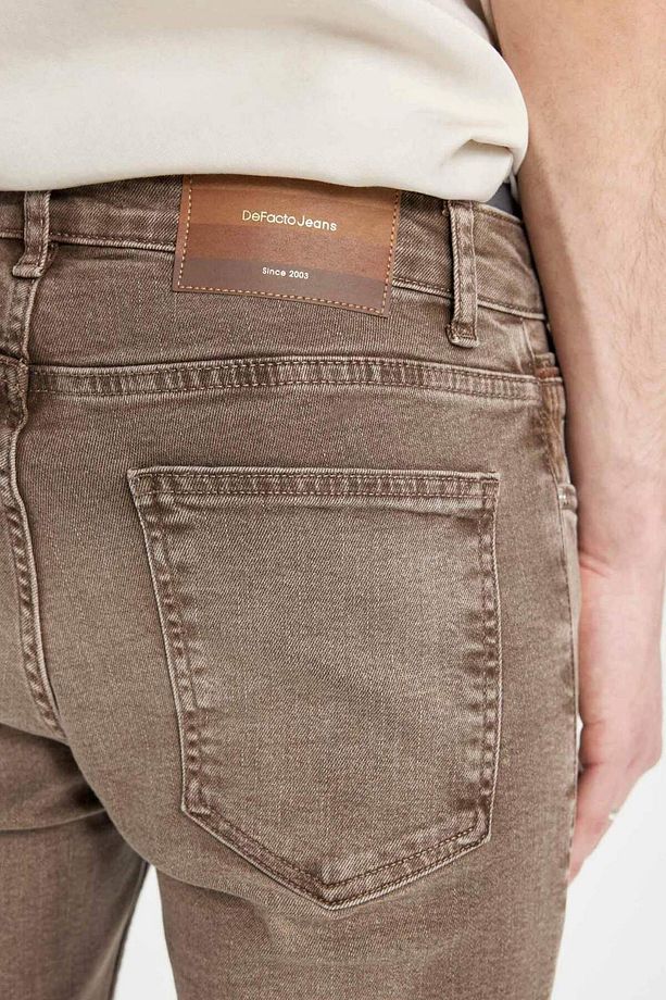 Pedro Slim Fit Dar Kalıp Normal Bel Dar Paça Jean Pantolon C5874AX24SM - 6