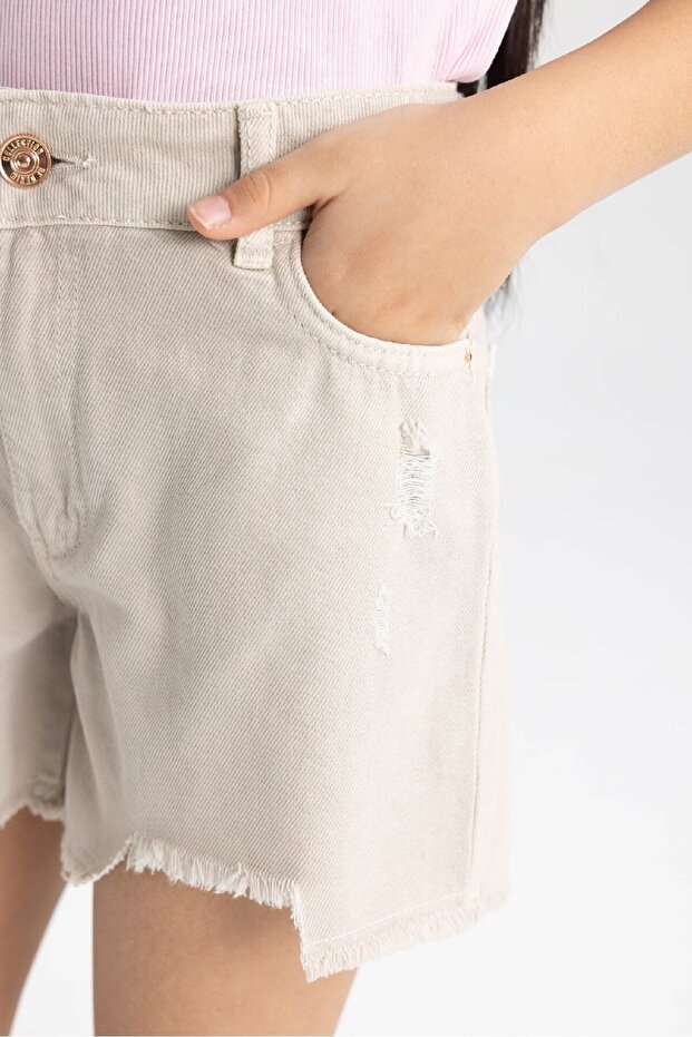 Kız Çocuk Jean Şort B5048A824SM - 7