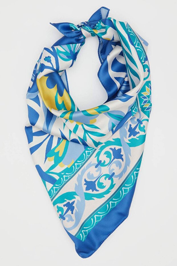 Women's Patterned Scarf C2650AX24SM
