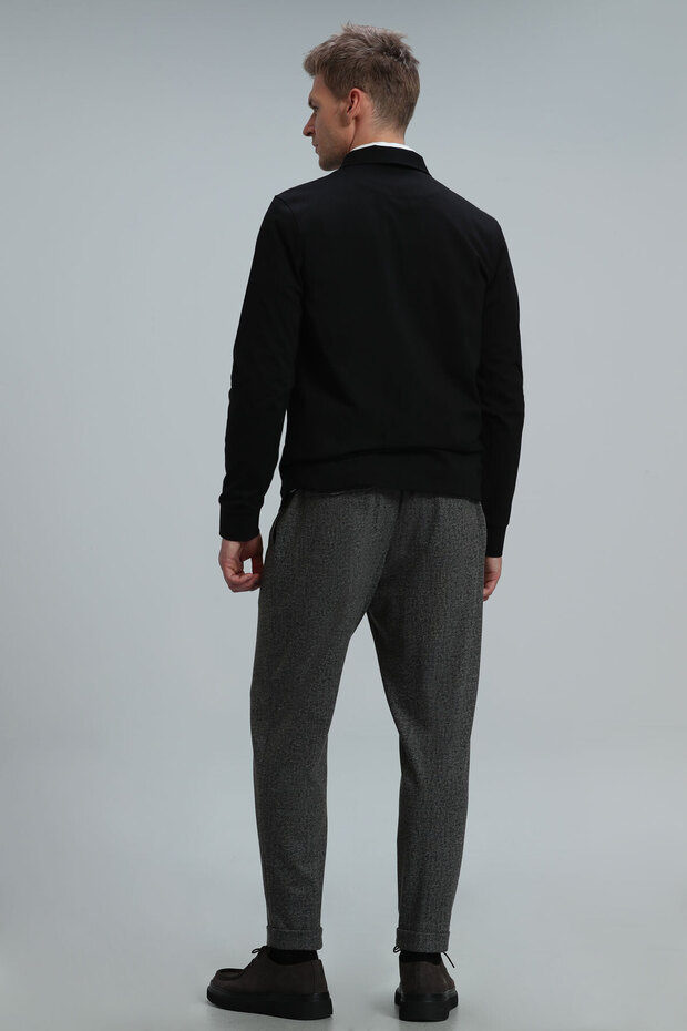 Danı Erkek Sweatshirt Siyah - 6