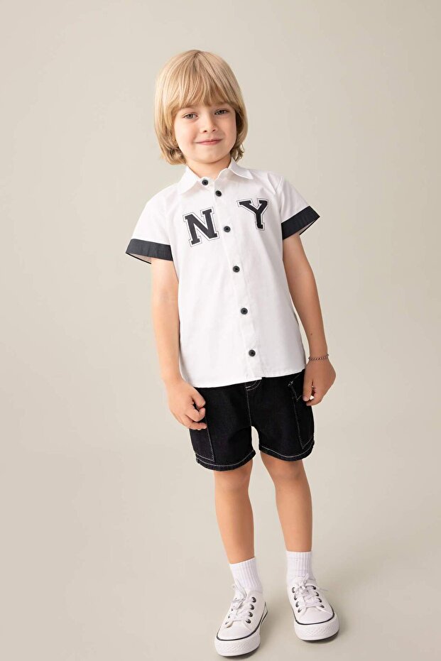 Erkek Bebek Jean Şort B6750A524SM - 1