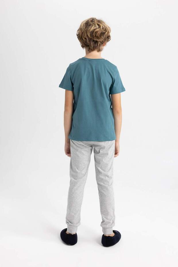 Erkek Çocuk Pijama Takımı Avatar the Last Airbender Kısa Kollu Üst Uzun Alt B6215A824SP - 6