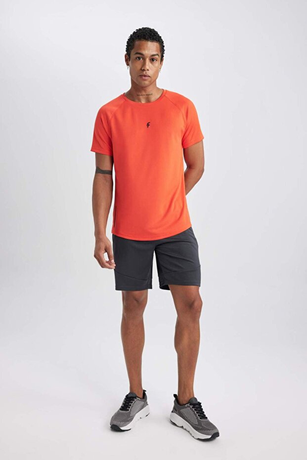 DeFactoFit Slim Fit Dar Kesim Sporcu Kısa Paça Şort B4737AX24SP - 5