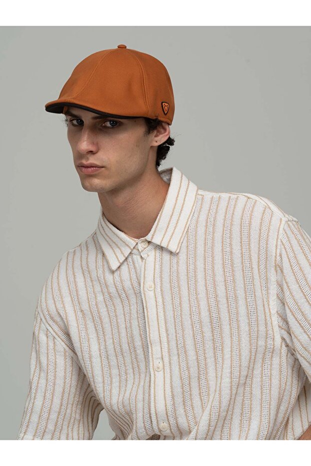 Kadın Erkek Taba Casket Şapka Timeless Collection Basic - 1