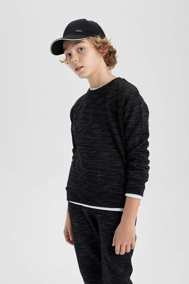 Erkek Çocuk Bisiklet Yaka Sweatshirt C0083A823CW - 4