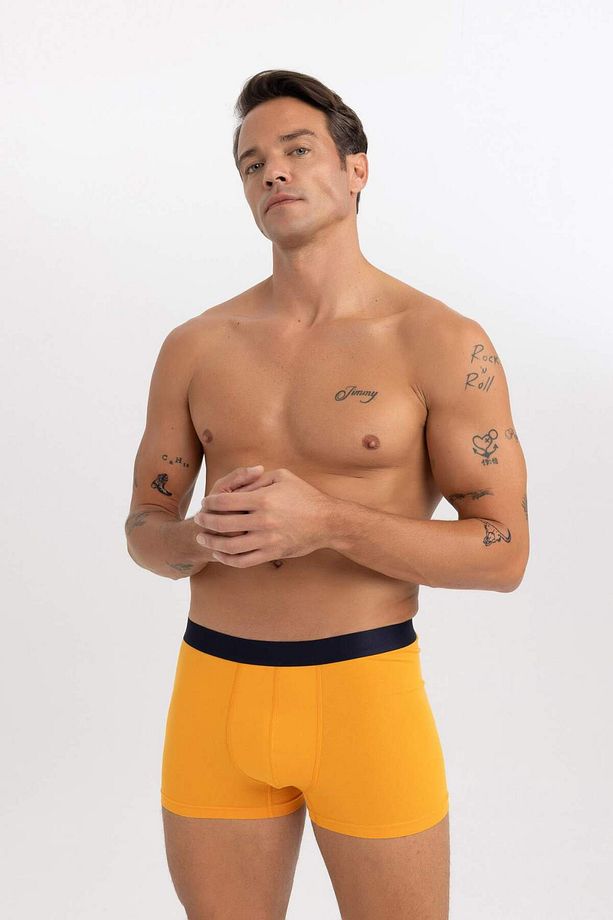 Regular Fit 3lü Boxer B0568AX23AU - 7
