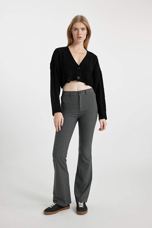 Coool Regular Fit V Yaka Triko Hırka A3286AX23WN - 2