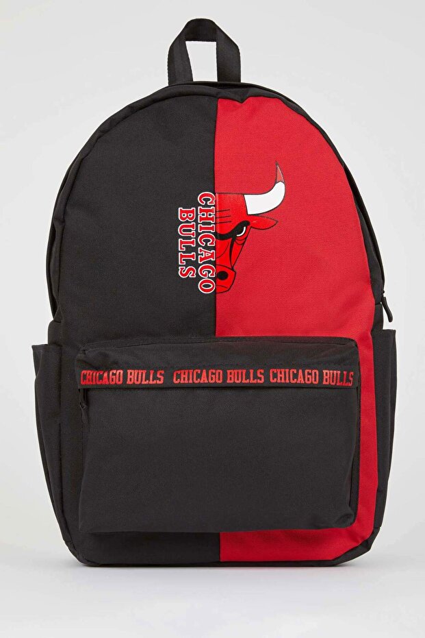 Unisex Nba Chicago Bulls Waterproof Fabric School Bag A4611Axns