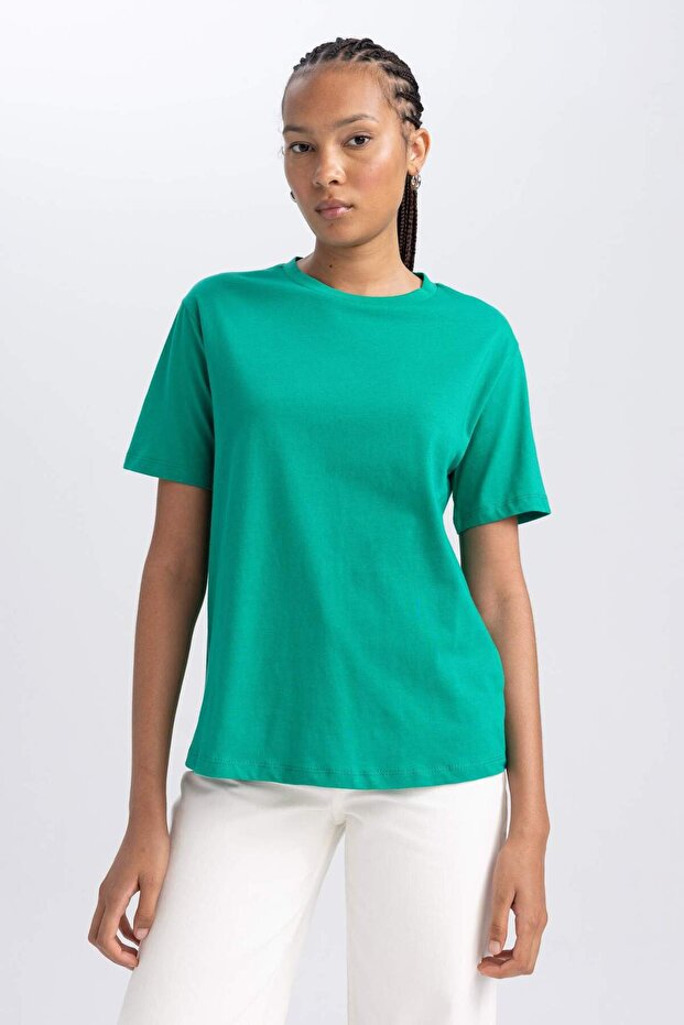 Regular Fit Kısa Kollu Tişört B0642AXNS - 3
