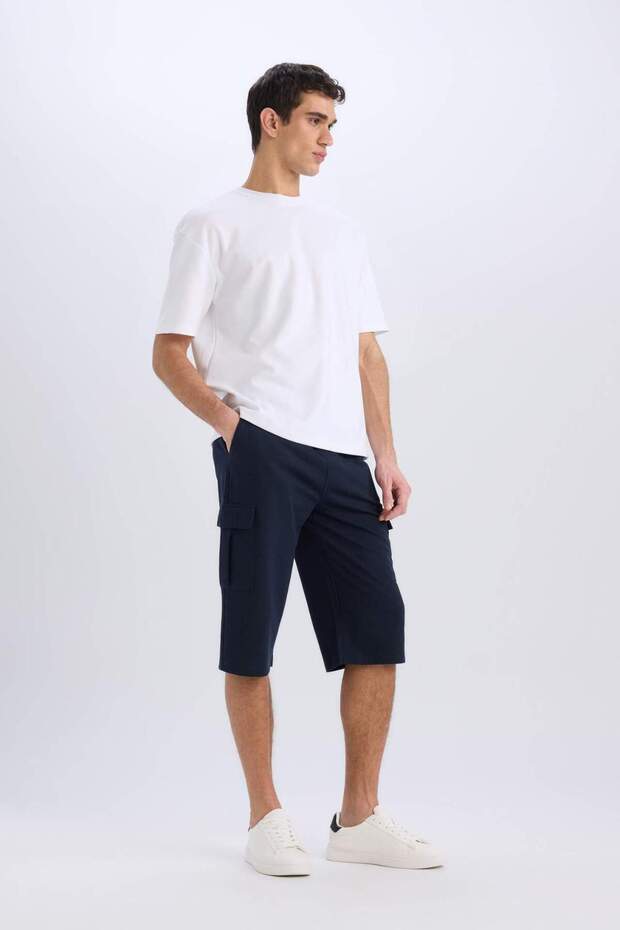 Regular Fit Basic Kapri Şort T4693AZ22SM - 3