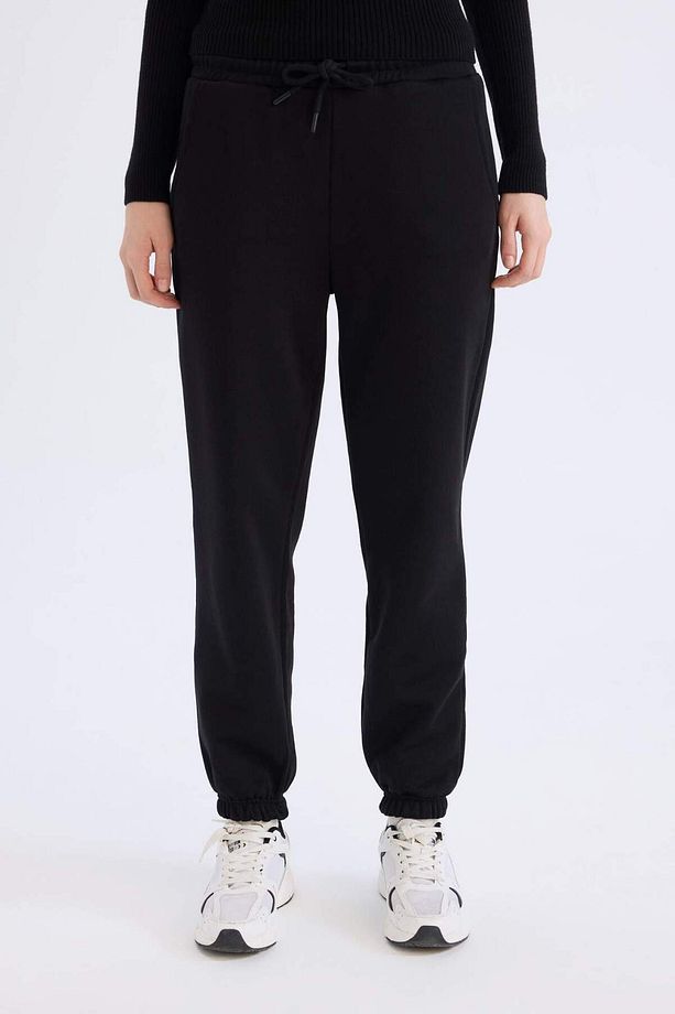 Jogger Standart Fit Esnek Bantlı Paça Kalın Kumaş Uzun Boy Eşofman Altı S7370AZ22WN - 5