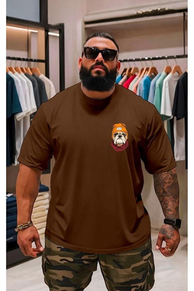 Plus Size Unisex Printed T-Shirt