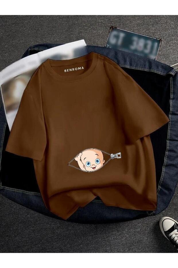 HAMİLE BASKILI TİSORT - 1