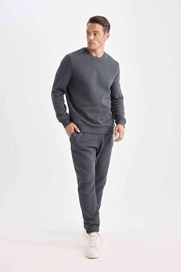 بنطال رياضي Jogger ذو قصة عادية U7438AZNS - 2