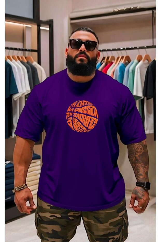 Plus Size Unisex Printed T-Shirt