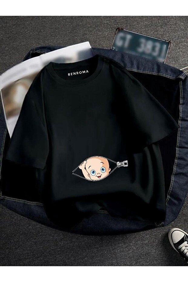 HAMİLE BASKILI TİSORT - 1