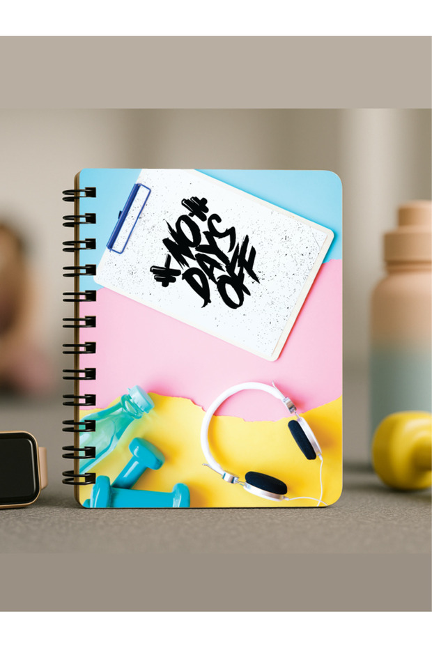 Diet And Exercise Tracking Book | Daily Weight Loss and Sports Coach | Spiral notebook