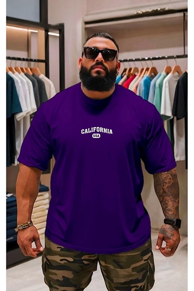 Plus Size Unisex Printed T-Shirt